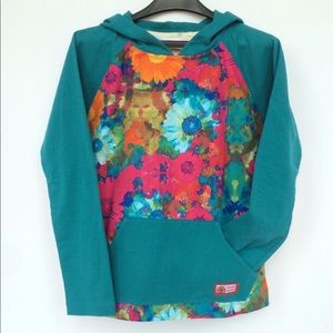Bright Floral Flüdie (Flannel Hoodie)